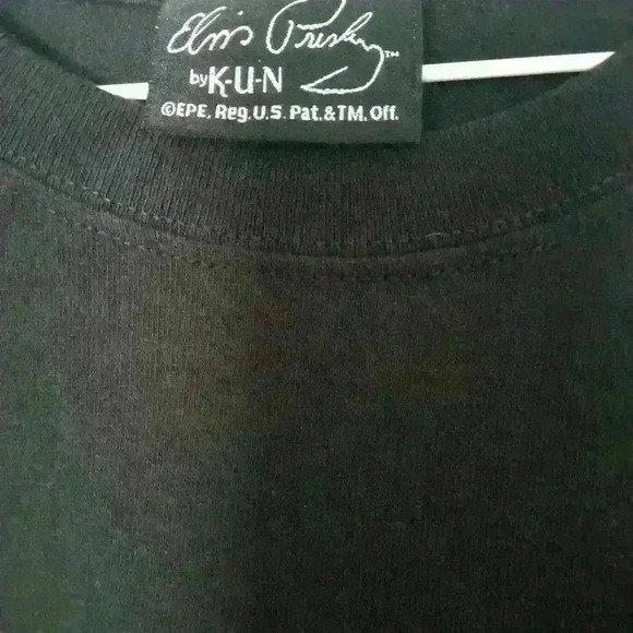 Elvis Presley Vintage Shirt by KUN black size XL - Picture 4 of 16